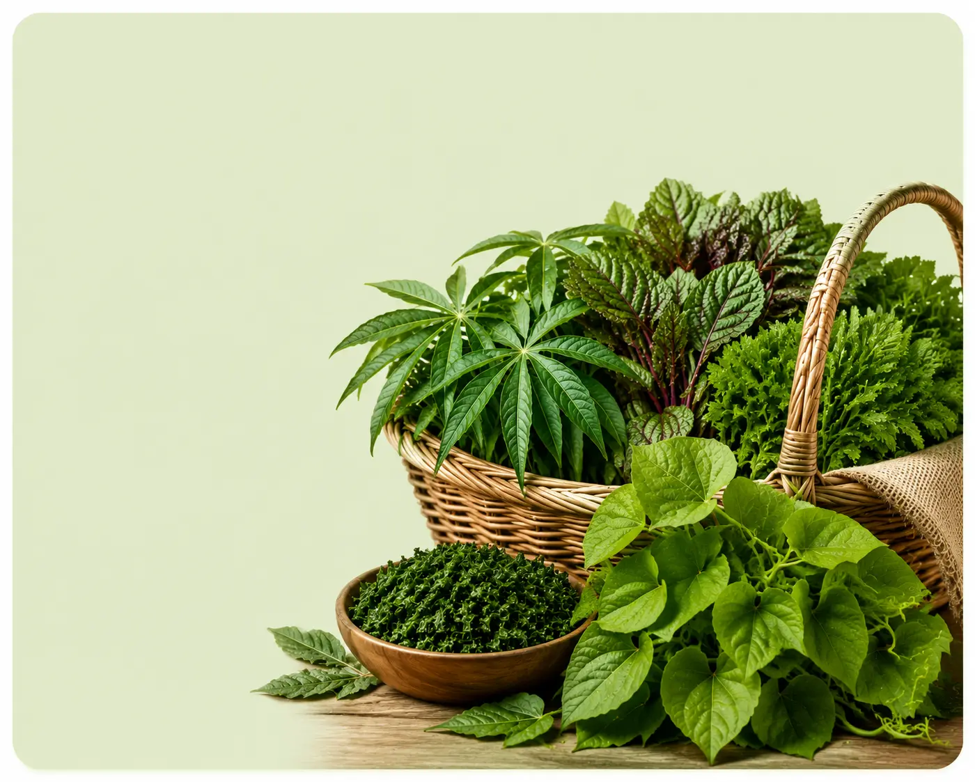Panier de légumes africains frais — épicerie Nkoh Shop à Grammont