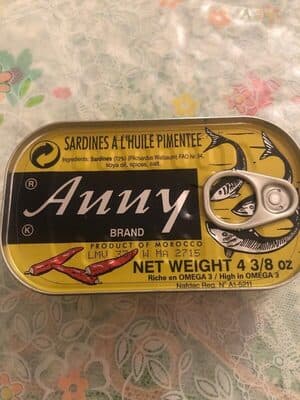 Anny Sardines A L'huile Pimentee 125 G