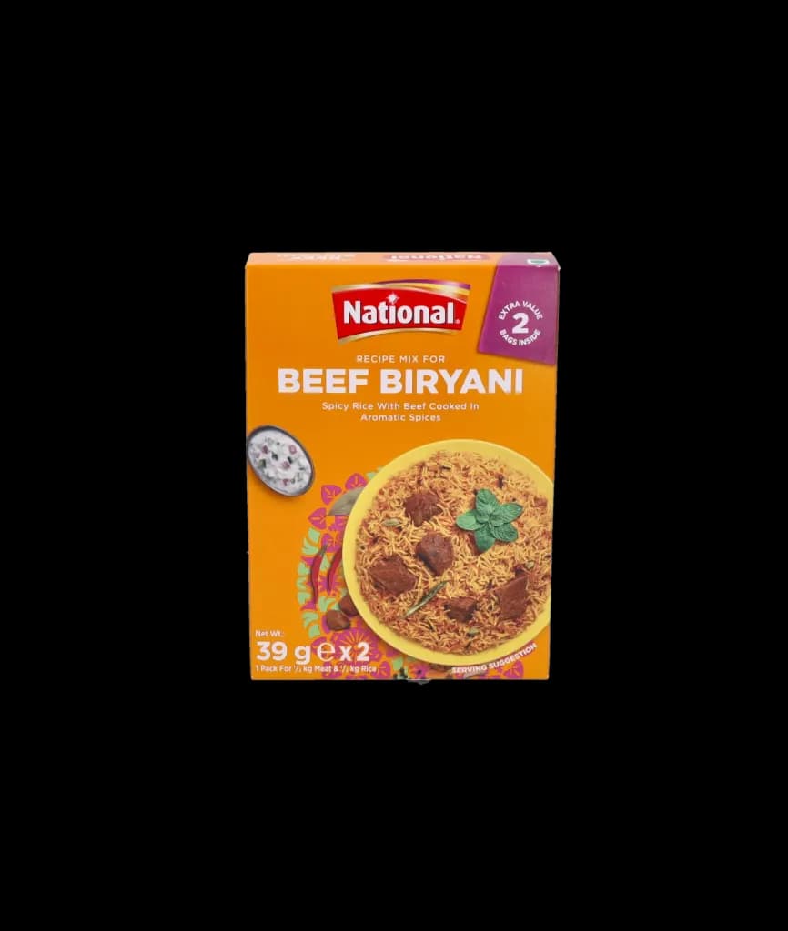 National Spicy Riz With Bœuf 39GX2