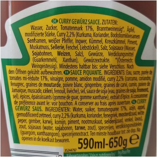 HEINZ Ketchup Curry 590 ML