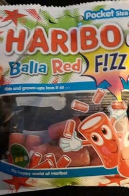 Hariboballa Rouge Fizz Sachet 70 G