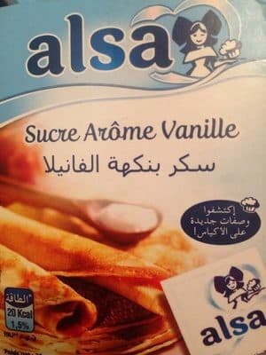 Alsa Sucre Vanille 70 G
