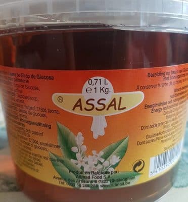Assal Jus de Sirop de Glucose Arome Miel 1.04 KG
