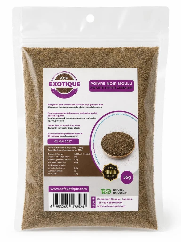 Acf Peper Zwart Gemalen 55 G