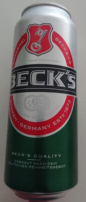 BECK'S 50 CL CAN