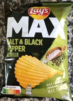 LAYS Max Zout & Zwart Peper 45 G