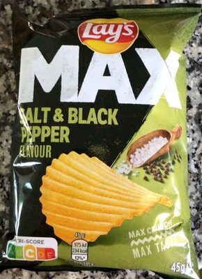 LAYS Max Zout & Zwart Peper 45 G