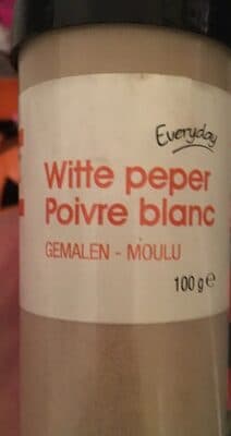 EVERYDAY Peper Wit 100 G
