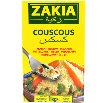ZAKIA COUSCOUS MOYEN 1KG